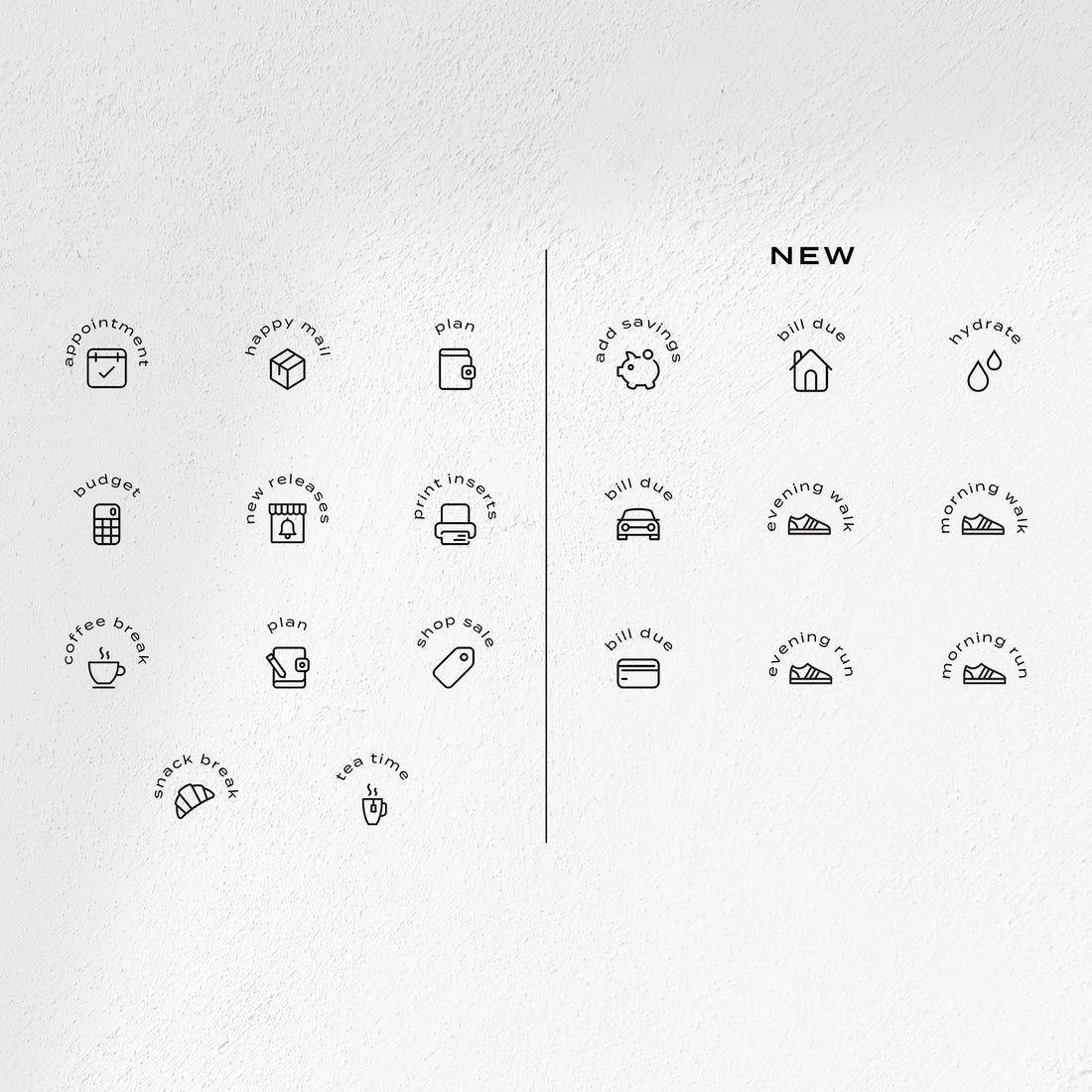 Arch Label Icons