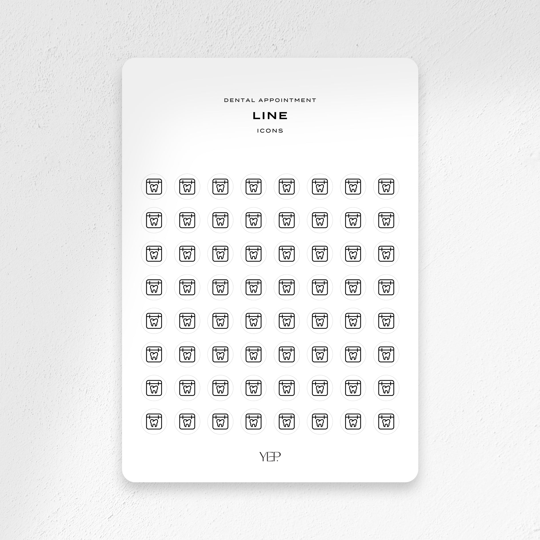 Dental Appointment Icons