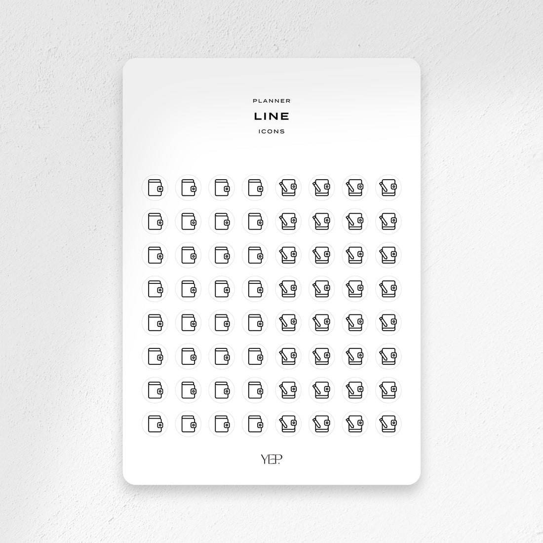 Planner Icons